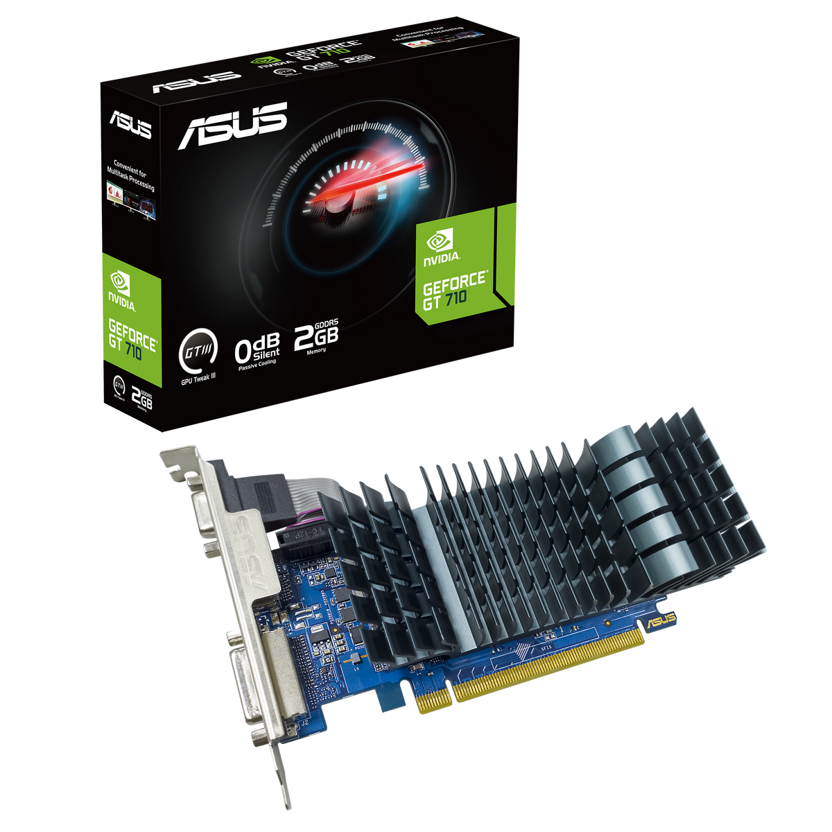Asus GeForce GT 710 EVO | NVIDIA | 2 GB | GeForce GT 710 | PCI Express 2.0