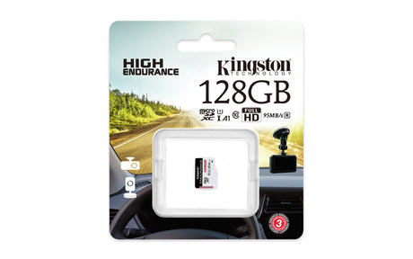 Kingston | Endurance 95R | 128 GB | Micro SD | Flash memory class 10