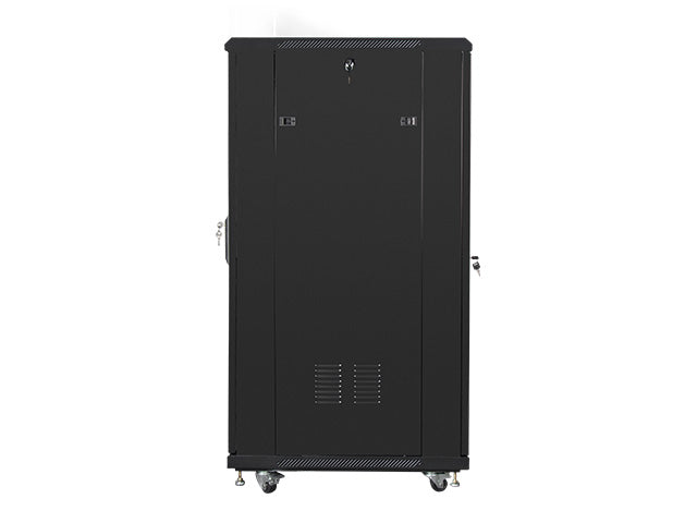Lanberg | Rack cabinet 19" free-standing 27U/600x800 (flat pack) | FF01-6827-12B | Black