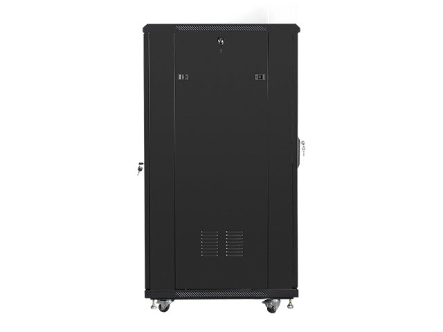 Lanberg | Rack cabinet 19" free-standing 27U/600x800 (flat pack) | FF01-6827-12B | Black