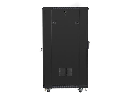 Lanberg | Rack cabinet 19" free-standing 27U/600x800 (flat pack) | FF01-6827-12B | Black