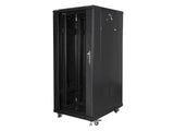 Lanberg | Rack cabinet 19" free-standing 27U/600x800 (flat pack) | FF01-6827-12B | Black