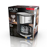 Adler | Coffee maker | AD 4407 | Drip | 550 W | Black
