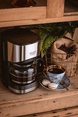 Adler | Coffee maker | AD 4407 | Drip | 550 W | Black