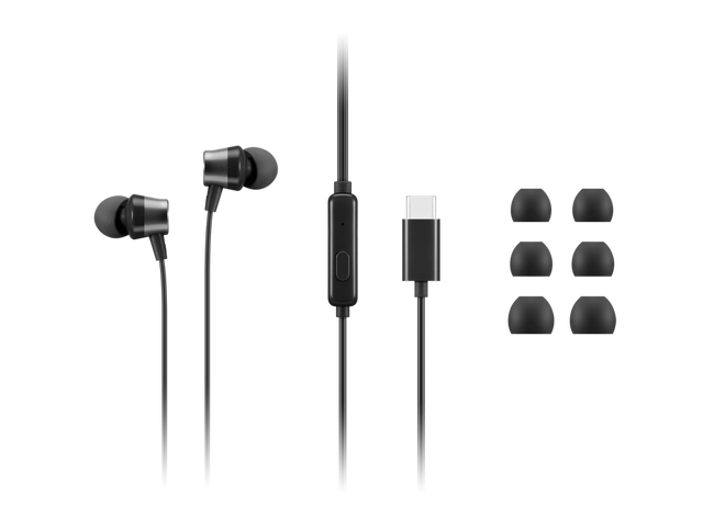 Lenovo | USB-C Wired In-Ear Headphones (with inline control) | 4XD1J77351
