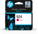 HP 924 (4K0U4NE) Rašalinė kasetė, Purpurinė
