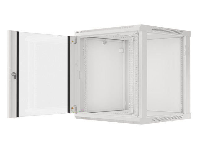 Lanberg | Rack cabinet 19" wall-mount 12U/600x600 (flat pack) V2 | WF01-6612-10S | Grey