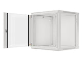 Lanberg | Rack cabinet 19" wall-mount 12U/600x600 (flat pack) V2 | WF01-6612-10S | Grey