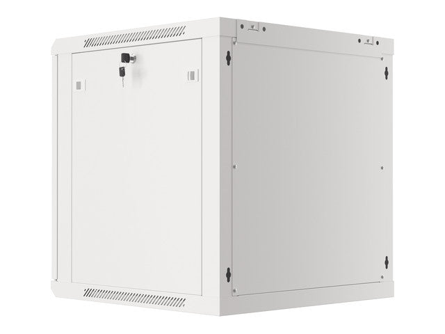 Lanberg | Rack cabinet 19" wall-mount 12U/600x600 (flat pack) V2 | WF01-6612-10S | Grey