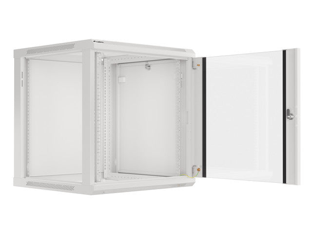 Lanberg | Rack cabinet 19" wall-mount 12U/600x600 (flat pack) V2 | WF01-6612-10S | Grey