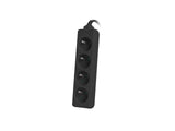 Lanberg Cable Power Strip, 4X French Outlets Quality-Grade Copper, 1.5 m | PS0-04E-0150-BK