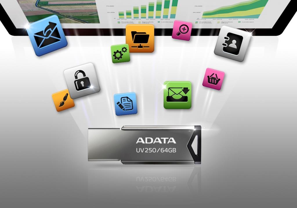 ADATA | USB Flash Drive | UV250 | 32 GB | USB Type-A | Silver