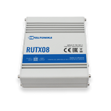 Teltonika | Industrial Router | RUTX08 | No Wi-Fi | 10/100/1000 Mbit/s | Ethernet LAN (RJ-45) ports 4 | Mesh Support No | MU-MiMO No | No mobile broadband | 1 | 24 month(s)