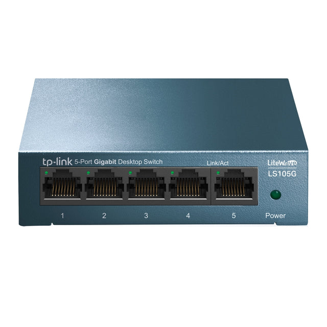 TP-LINK | Desktop Network Switch | LS105G | Unmanaged | Desktop | Power supply type External