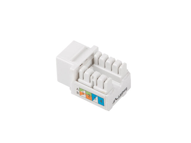 Lanberg | Keystone Module RJ45 to LSA CAT.5E, UTP | KSU5-1090 | White