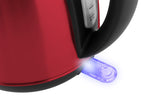 ETA | Kettle | 359090010 | Standard | 2200 W | 1.7 L | Stainless steel | 360° rotational base | Red