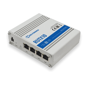 Teltonika | Industrial Router | RUTX10 | 802.11ac | 867 Mbit/s | 10/100/1000 Mbit/s | Mesh Support No | MU-MiMO No | No mobile broadband | 1 | 24 month(s)