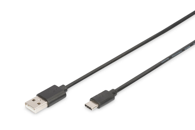 Digitus | USB Type-C connection cable, Type USB-A to USB-C | AK-300154-018-S