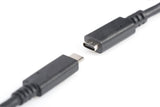 Digitus | USB Type-C Extension Cable | AK-300210-020-S | USB-C to USB-C USB Female 2.0 (Type C) | USB Male 2.0 (Type C)