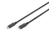 Digitus | USB Type-C Extension Cable | AK-300210-020-S | USB-C to USB-C USB Female 2.0 (Type C) | USB Male 2.0 (Type C)