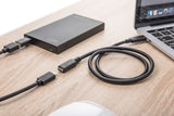 Digitus | USB Type-C Extension Cable | AK-300210-020-S | USB-C to USB-C USB Female 2.0 (Type C) | USB Male 2.0 (Type C)