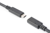 Digitus | USB Type-C Extension Cable | AK-300210-020-S | USB-C to USB-C USB Female 2.0 (Type C) | USB Male 2.0 (Type C)