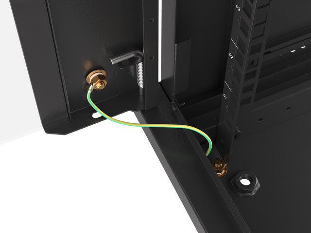 Lanberg | Rack cabinet 19" wall-mount 27U/600x600 (flat pack) | WF01-6627-10B | Black
