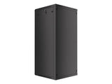 Lanberg | Rack cabinet 19" wall-mount 27U/600x600 (flat pack) | WF01-6627-10B | Black