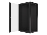 Lanberg | Rack cabinet 19" wall-mount 27U/600x600 (flat pack) | WF01-6627-10B | Black