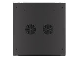 Lanberg | Rack cabinet 19" wall-mount 27U/600x600 (flat pack) | WF01-6627-10B | Black
