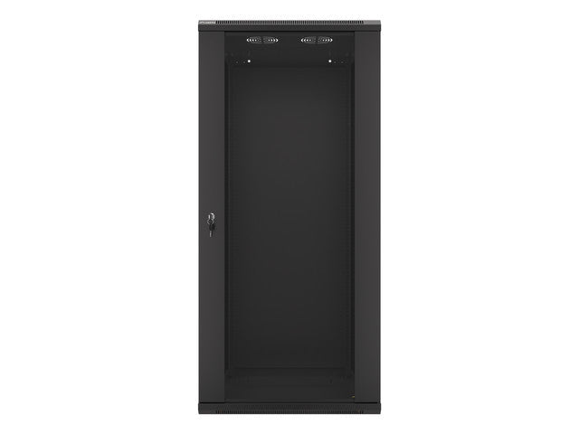 Lanberg | Rack cabinet 19" wall-mount 27U/600x600 (flat pack) | WF01-6627-10B | Black