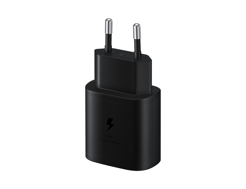 Samsung EP-TA800 Super Fast Charging 25W Įkroviklis USB-C + Kabelis USB-C, Juoda