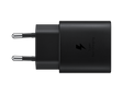 Samsung EP-TA800 Super Fast Charging 25W Įkroviklis USB-C + Kabelis USB-C, Juoda