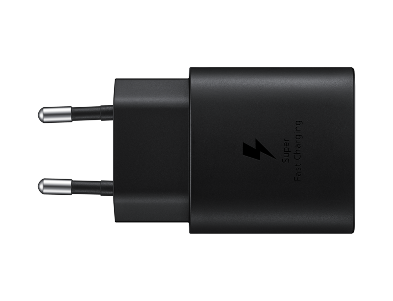 Samsung EP-TA800 Super Fast Charging 25W Įkroviklis USB-C + Kabelis USB-C, Juoda