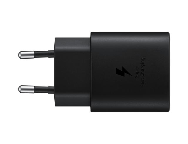 Samsung EP-TA800 Super Fast Charging 25W Įkroviklis USB-C + Kabelis USB-C, Juoda