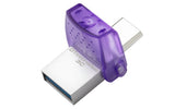 Kingston | DataTraveler | DT Micro Duo 3C | 128 GB | USB Type-C/Type-A | Purple