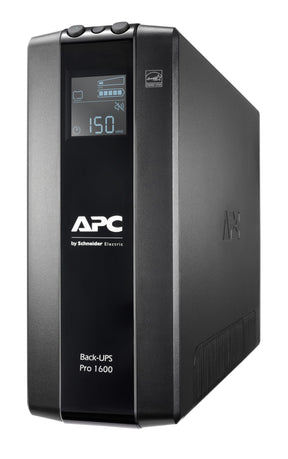 APC Back UPS Pro BR 1600VA, 8 Outlets, AVR, LCD Interface | Schneider Electric