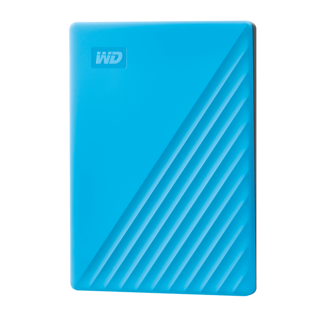 WD My Passport 4TB portable HDD Blue