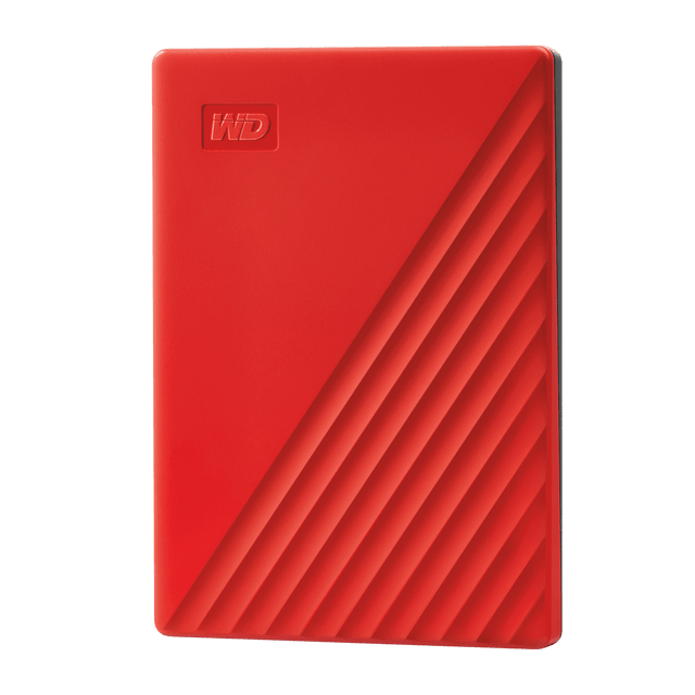 WD My Passport 2TB portable HDD Red