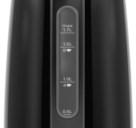 Bosch | Kettle | DesignLine TWK3P423 | Electric | 2400 W | 1.7 L | Stainless steel | 360° rotational base | Black