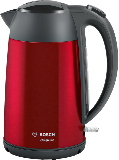 Bosch | Kettle | DesignLine TWK3P424 | Electric | 2400 W | 1.7 L | Stainless steel | 360° rotational base | Red