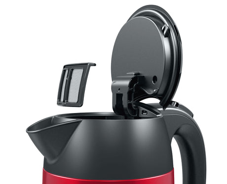 Bosch | Kettle | DesignLine TWK3P424 | Electric | 2400 W | 1.7 L | Stainless steel | 360° rotational base | Red