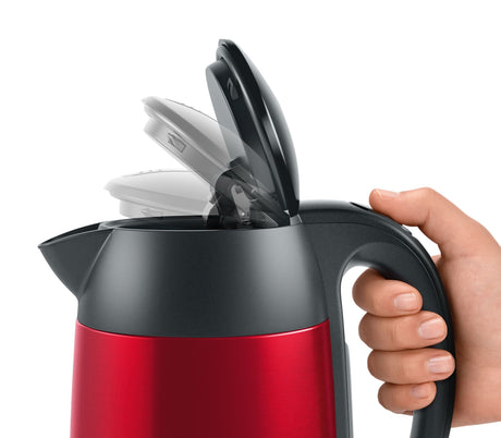 Bosch | Kettle | DesignLine TWK3P424 | Electric | 2400 W | 1.7 L | Stainless steel | 360° rotational base | Red