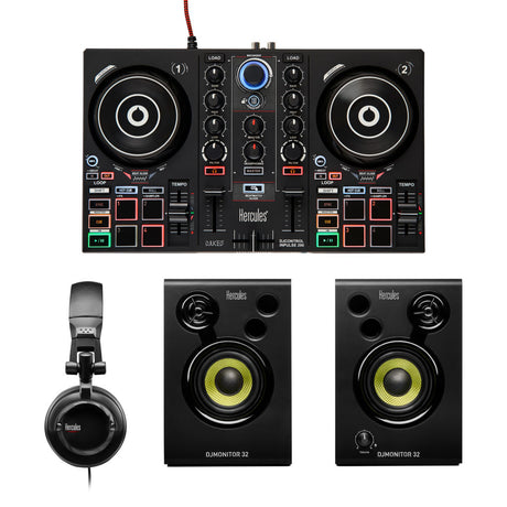 Hercules | DJ Learning Kit MK2 | Speakers | USB connectivity