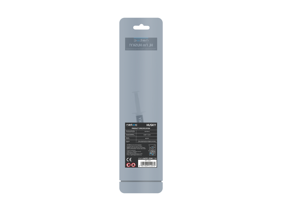 Natec Thermal Grease, Husky, 4 g | Natec | Thermal Grease 1.6ml/4g