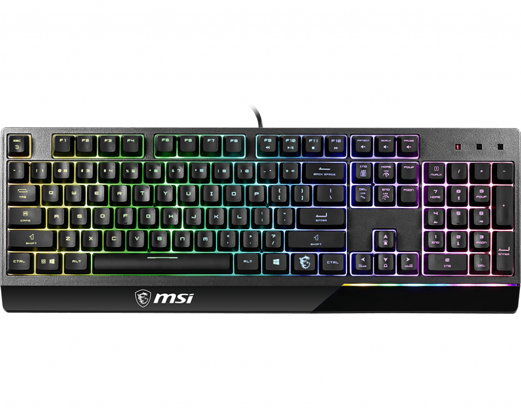 MSI | Vigor GK30 | Gaming Keyboard | Wired | RGB LED light | US | Black
