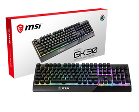 MSI | Vigor GK30 | Gaming Keyboard | Wired | RGB LED light | US | Black