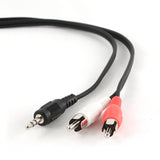 Cablexpert | 2.5m, 3.5mm/2xRCA, M/M | 3.5mm | 2 x RCA