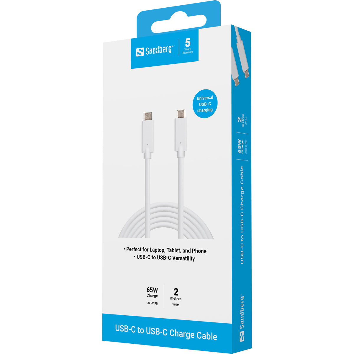 SANDBERG USB-C Charge Cable 2M 60W