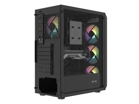 Fury PC Case | SHOBO SH4F RGB | Midi-Tower | Black